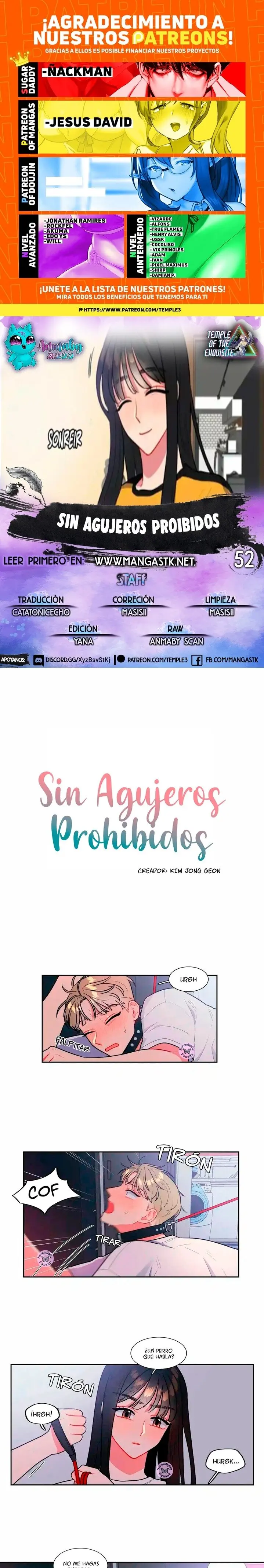 Sin Agujeros Prohibidos Capítulo 52 - Page 1