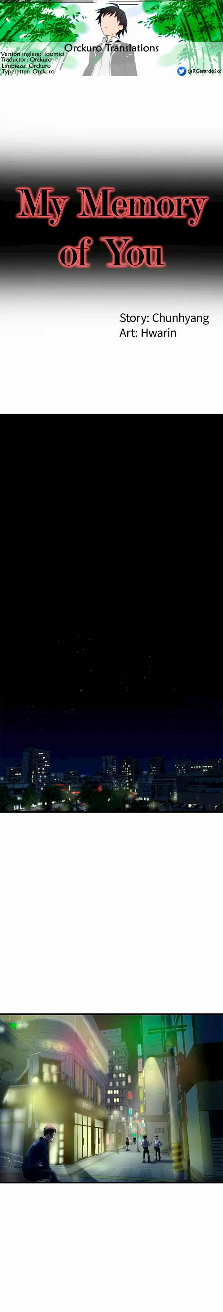 Mi Recuerdo de ti Capítulo 1 - Page 1