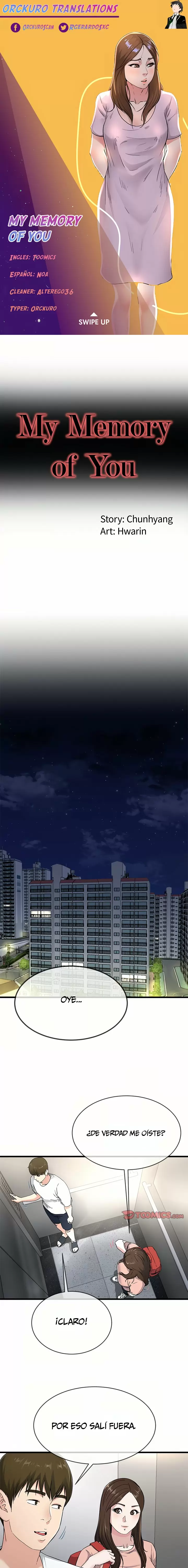 Mi Recuerdo de ti Capítulo 37 - Page 1